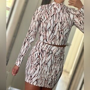 SHEIN TWO PIECE SKIRT SET